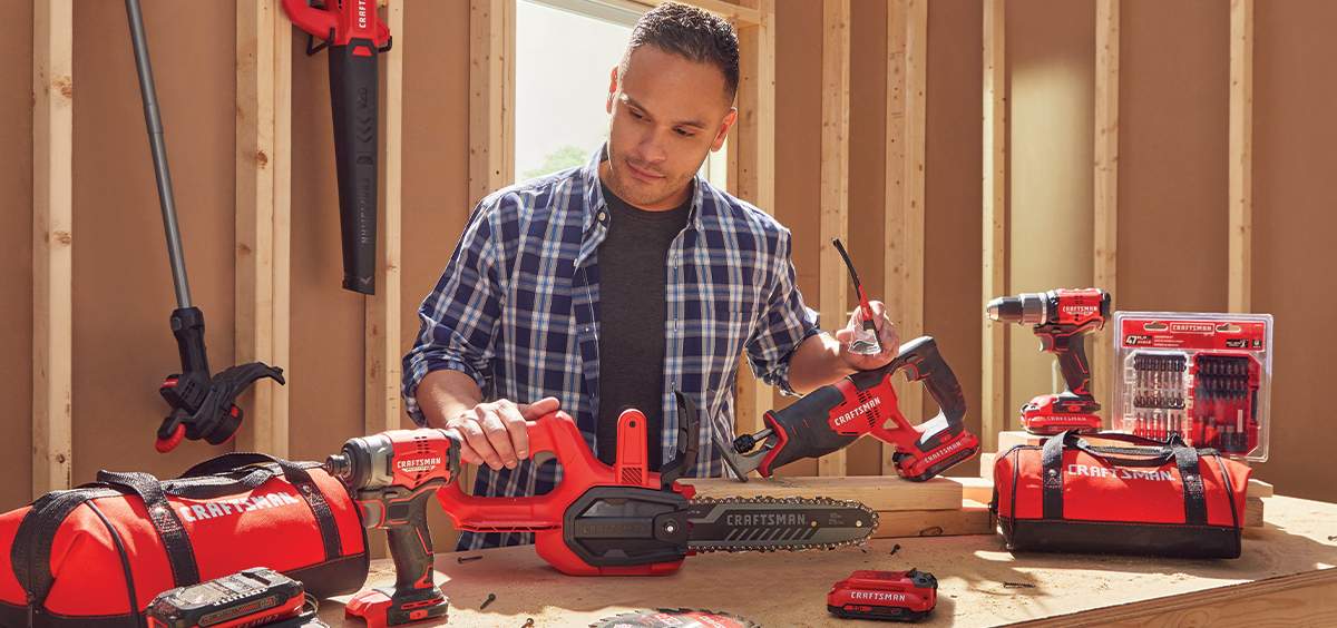 Craftsmen prefer working with Craftsman Tools