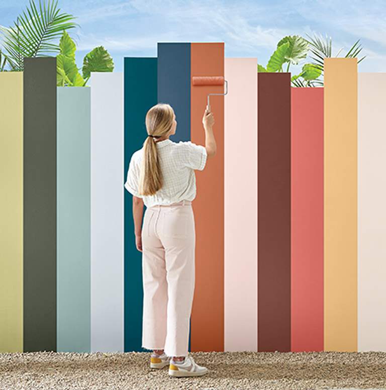 Get a modern look with a beautiful coat of Benjamin Moore paint.