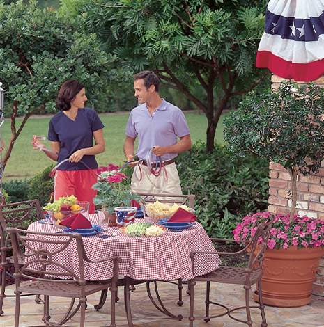 Indoor or outdoor decor pieces available at Ace