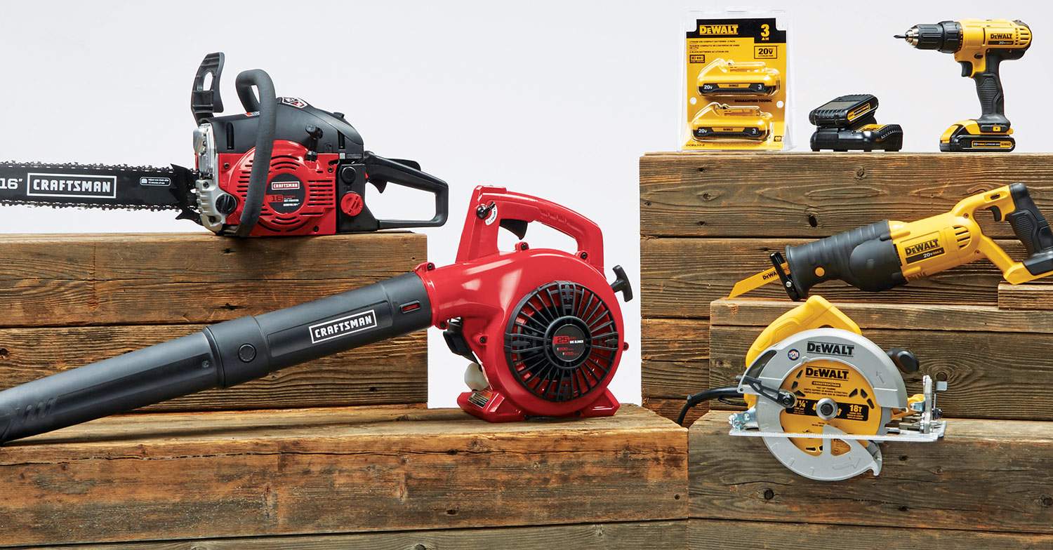 DeWalt, Milwaukee, Craftsman and more